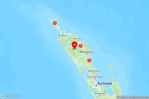 Awarua, Northland Region Map
