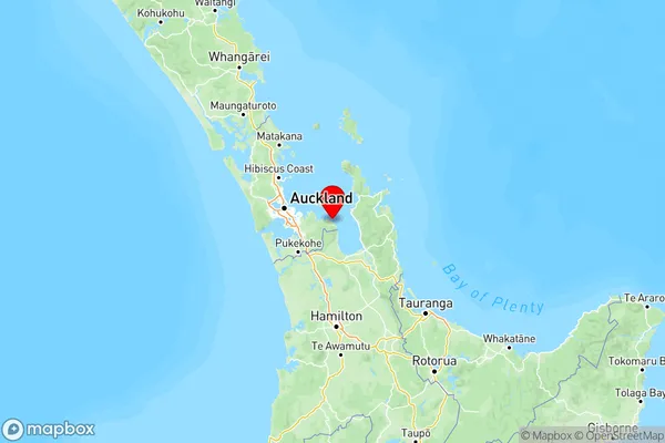 Orere Point, Auckland Region Map