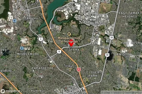 Otara, Auckland Satellite Map