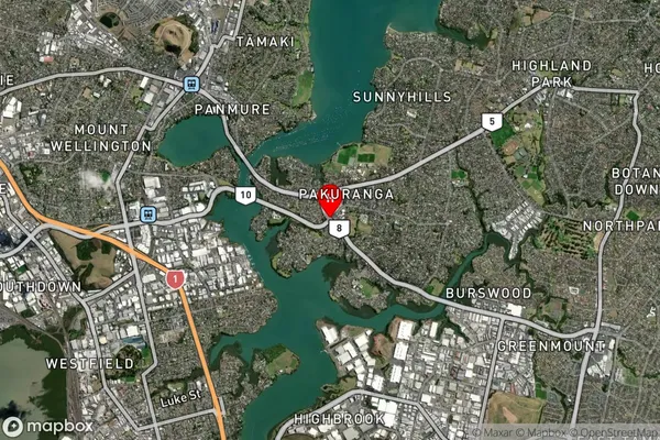 Pakuranga, Auckland Satellite Map