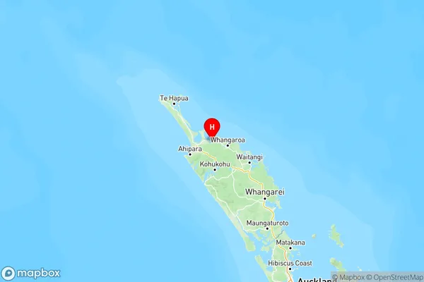 Cable Bay, Northland Region Map