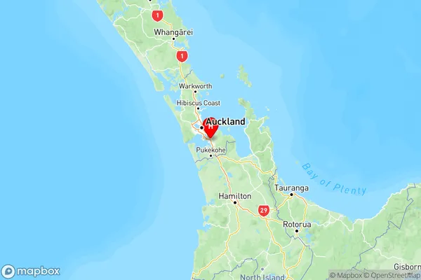 Totara Heights, Auckland Region Map