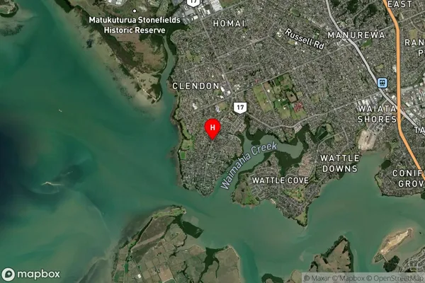 Weymouth, Auckland Satellite Map