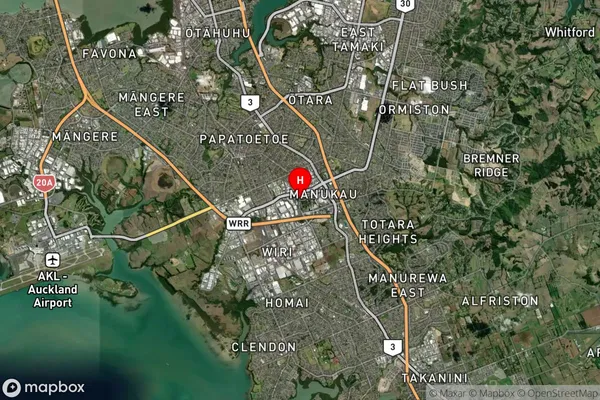 South Auckland, Auckland Satellite Map