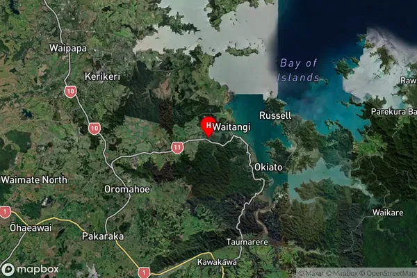 Haruru, Northland Satellite Map