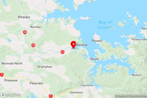 Haruru, Northland Region Map