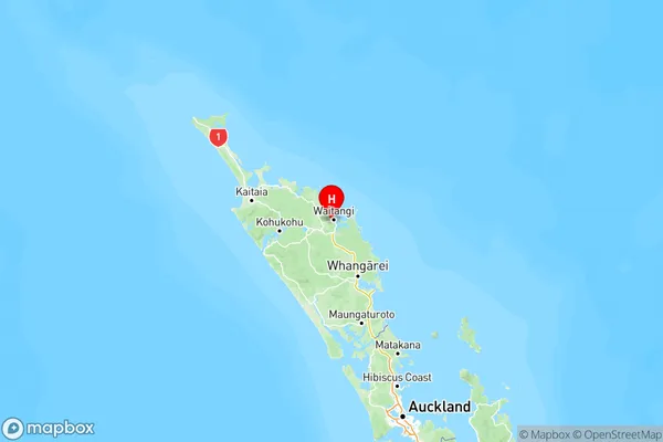 Haruru, Northland Region Map