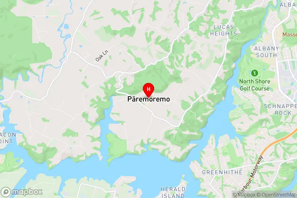 Paremoremo, Auckland Region Map