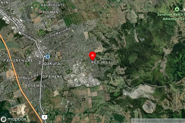 Red Hill, Auckland Satellite Map