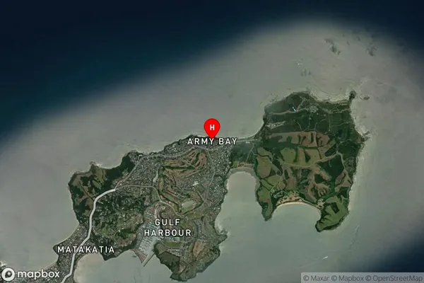 Army Bay, Auckland Satellite Map