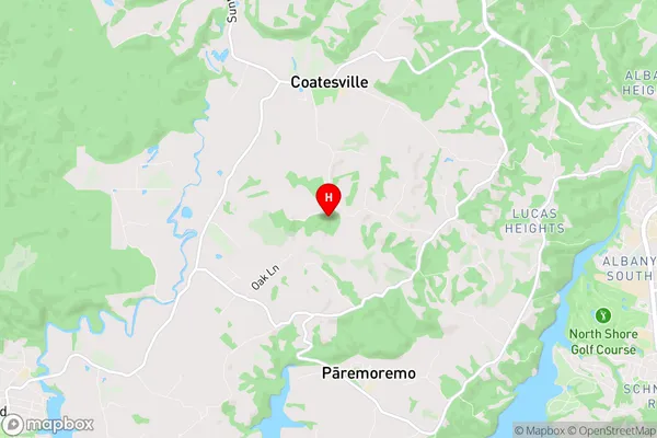 Coatesville, Auckland Region Map