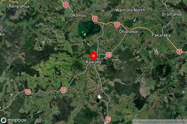 Kaikohe, Northland Satellite Map