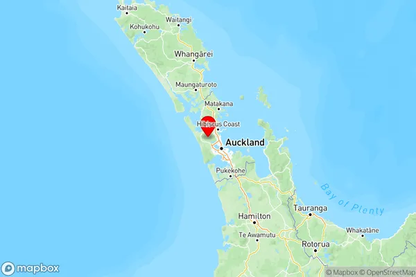 Helensville, Auckland Region Map
