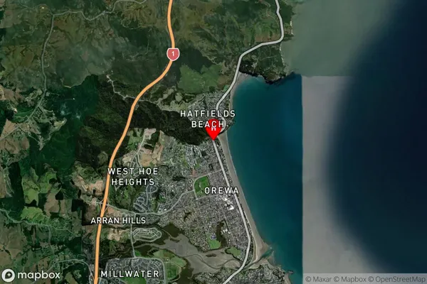 Hibiscus Coast Surrounds, Auckland Satellite Map