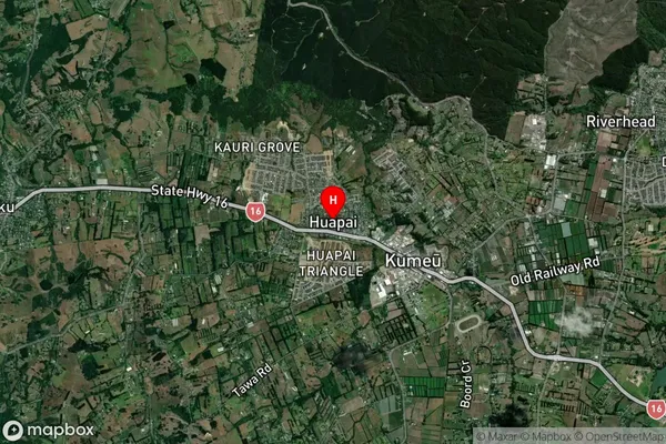 Huapai, Auckland Satellite Map