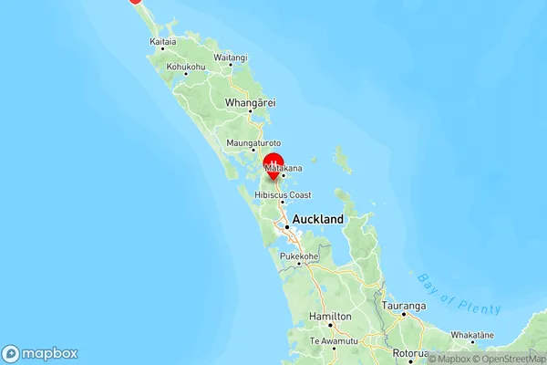 Kaipara Flats, Auckland Region Map