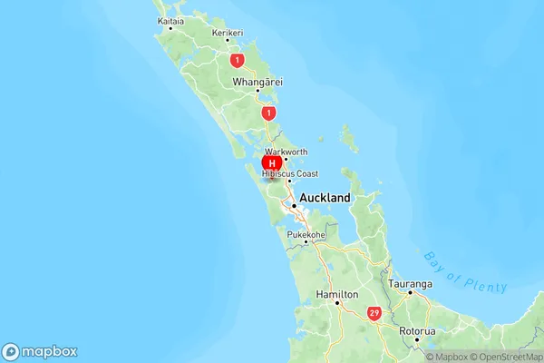 Kaukapakapa, Auckland Region Map