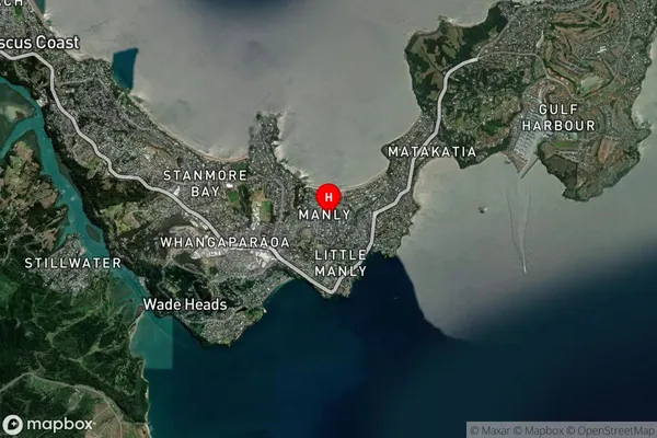 Manly, Auckland Satellite Map