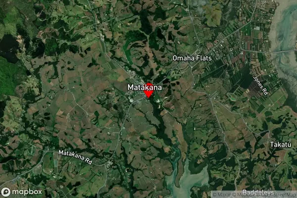 Matakana, Auckland Satellite Map