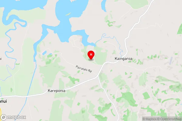 Kaingaroa, Northland Region Map