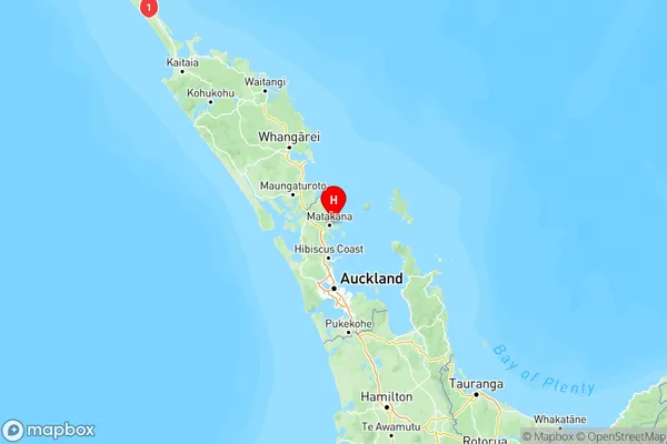 Point Wells, Auckland Region Map