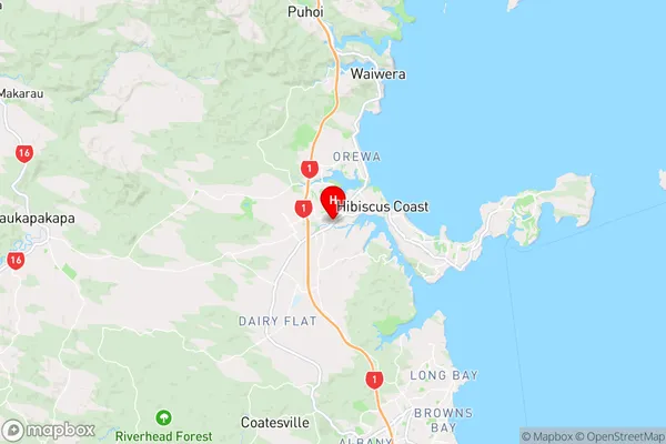 Silverdale, Auckland Region Map