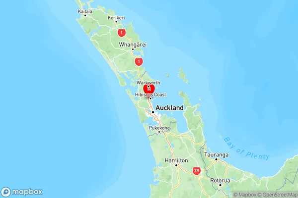Silverdale, Auckland Region Map
