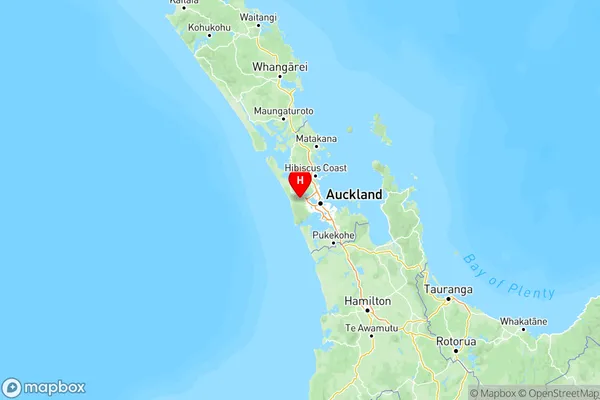 Taupaki, Auckland Region Map