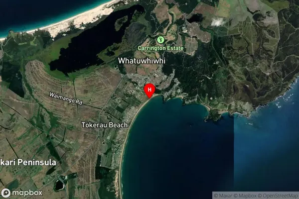 Karikari Peninsula, Northland Satellite Map