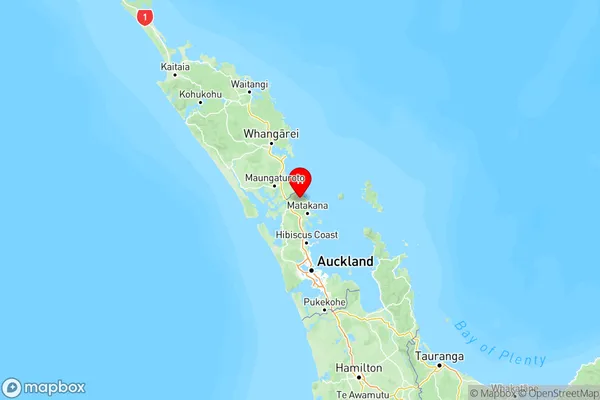 Tomarata, Auckland Region Map