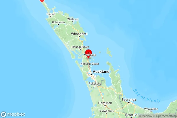 Warkworth, Auckland Region Map