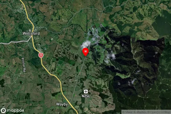 Wayby Valley, Auckland Satellite Map