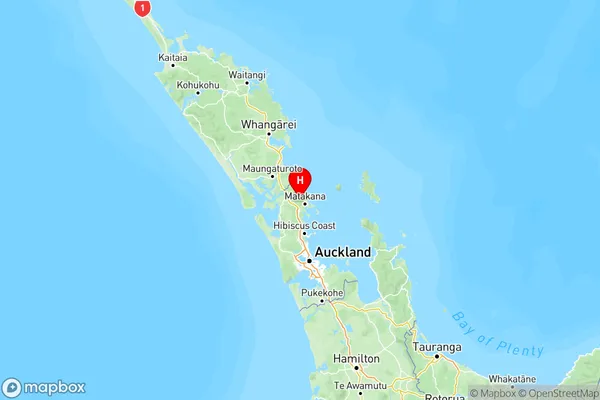 Whangaripo, Auckland Region Map