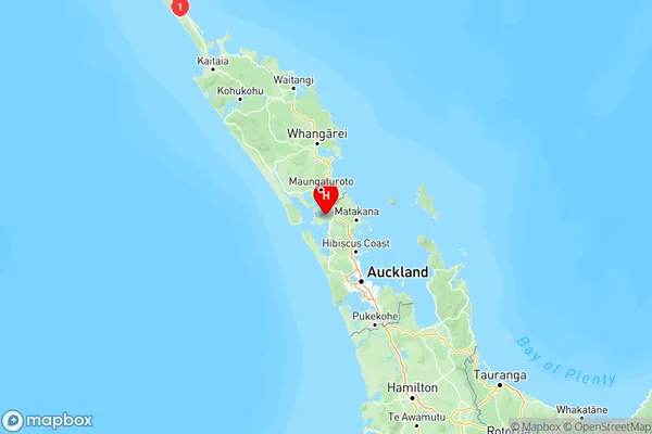 Wharehine, Auckland Region Map