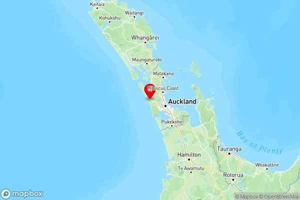 Woodhill Forest, Auckland Region Map