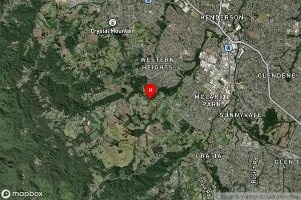 Henderson, Auckland Satellite Map