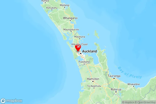 Hobsonville, Auckland Region Map