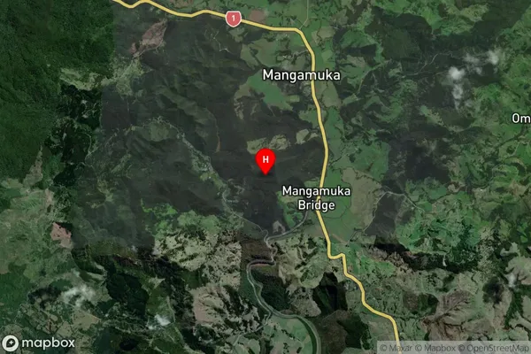 Mangamuka, Northland Satellite Map