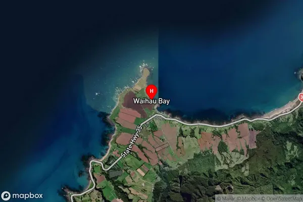 Waihau Bay, Bay of Plenty Satellite Map