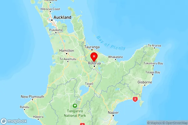 Hamurana, Bay of Plenty Region Map