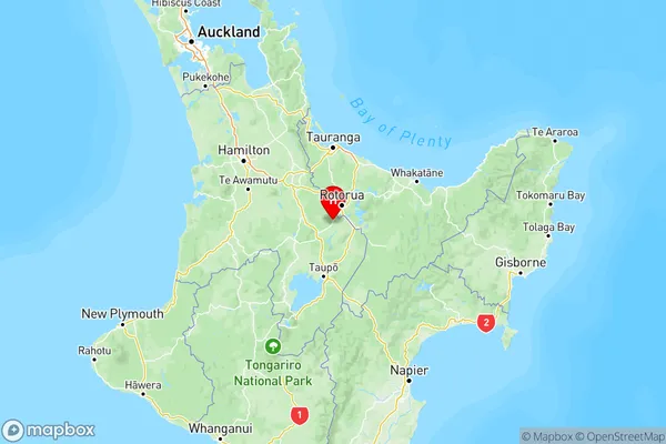 Horohoro, Bay of Plenty Region Map