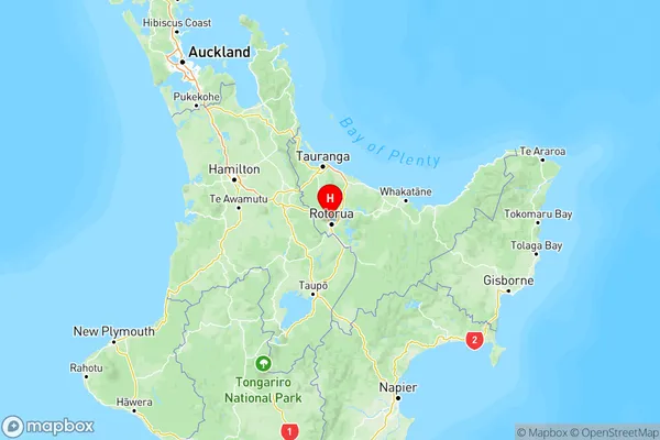 Kawaha Point, Bay of Plenty Region Map