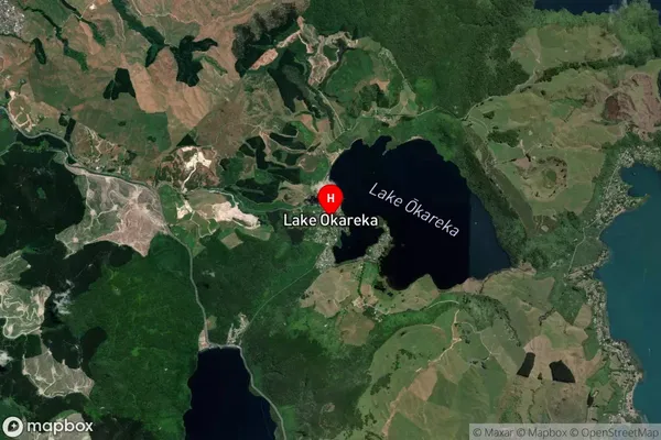 Lake Okareka, Bay of Plenty Satellite Map