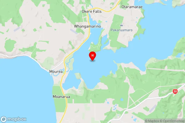 Lake Rotoiti, Bay of Plenty Region Map