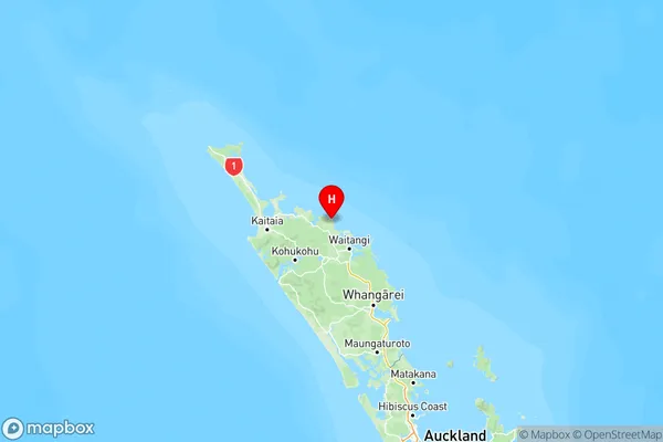 Matauri Bay, Northland Region Map