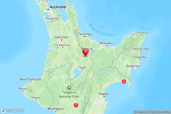 Ngakuru, Bay of Plenty Region Map