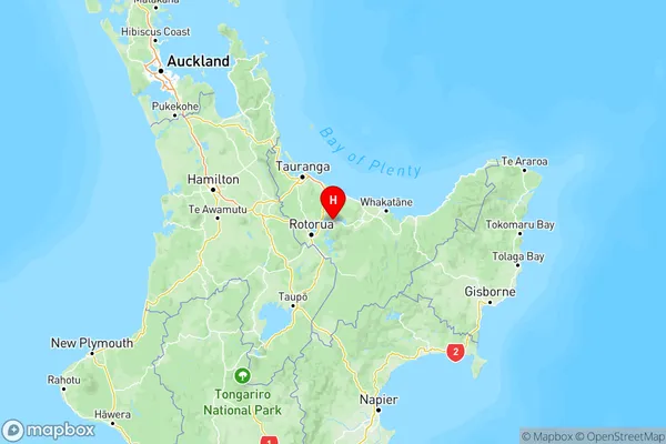 Rotoiti Forest, Bay of Plenty Region Map