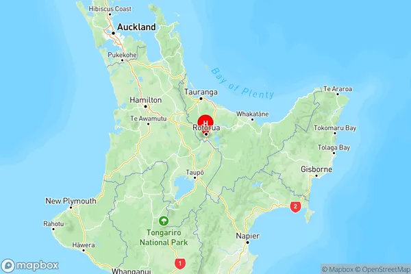 Tihiotonga, Bay of Plenty Region Map