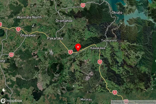 Moerewa, Northland Satellite Map