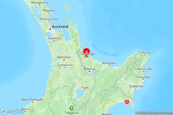 Gate Pa, Bay of Plenty Region Map